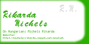 rikarda michels business card